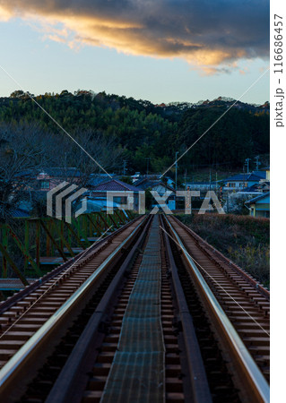 静岡県掛川市本郷　天竜浜名湖鉄道と沿線の風景 116686457