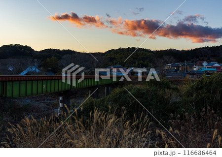 静岡県掛川市本郷　天竜浜名湖鉄道と沿線の風景 116686464