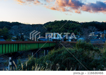 静岡県掛川市本郷　天竜浜名湖鉄道と沿線の風景 116686466