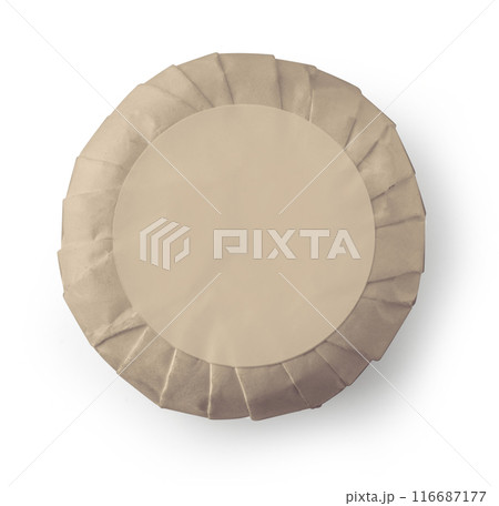 Pleated rounded hotel soap 116687177