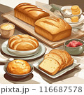 色々な種類のパン 116687578