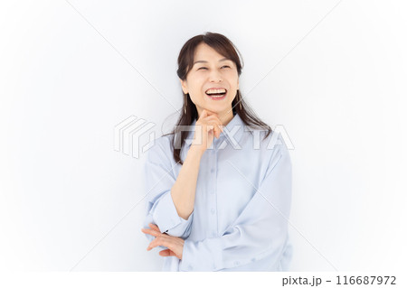 女性　ポートレート 116687972