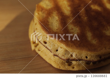 どら焼きのクローズアップ写真 116688681