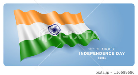 India independence day vector banner, greeting card India independence day vector banner, greeting card 116689686