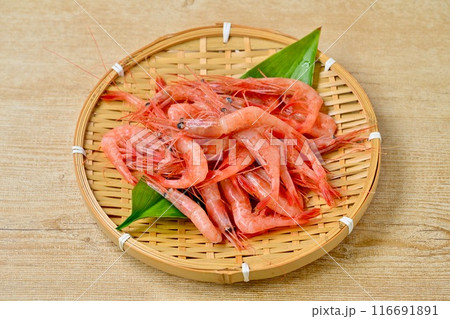 甘エビ、甘海老、食材イメージ。 116691891