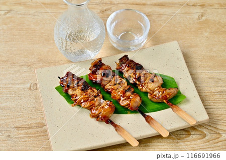 国産、うなぎの肝焼き、鰻きも焼、ウナギキモ焼き。 116691966