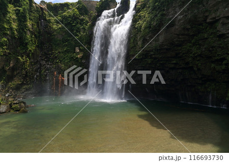 鹿児島の雄川の滝	 116693730
