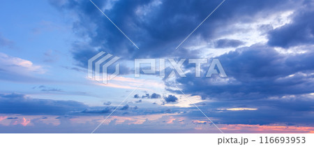 Sunset sky background 116693953