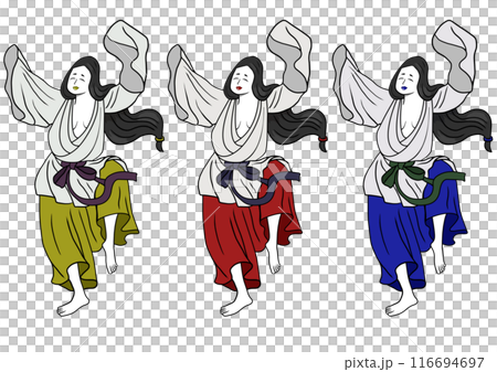 人們日本女性插圖集 116694697
