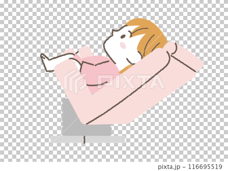 一名婦女在健康檢查期間接受子宮癌篩檢的插圖 116695519