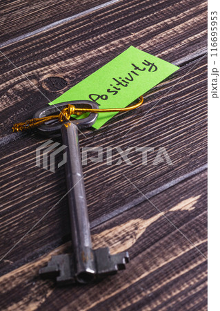 Secret key for a positive life Photo 116695953