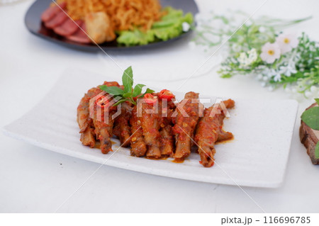 delicious spicy claw as a background 116696785