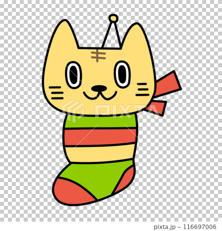 貓咪穿著襪子玩耍 貓咪穿著襪子玩耍 116697006