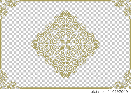 Classic, elegant and gorgeous decorative frame, blue and gold Classic, elegant and gorgeous decorative frame, blue and gold 116697049