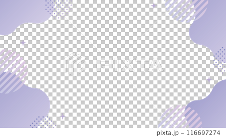 Abstract frame liquid shapes purple polka dots and glitter Abstract frame liquid shapes purple polka dots and glitter 116697274