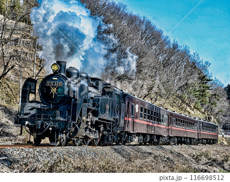 真岡鉄道の蒸気機関車 真岡鉄道の蒸気機関車 116698512