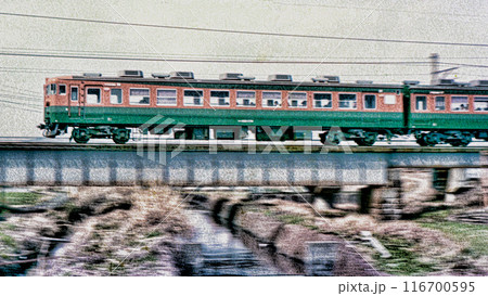 身延線の急行電車 116700595