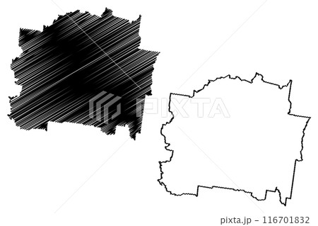 Shire of Moorabool (Commonwealth of Australia, Victoria state, Vic) map vector illustration, scribble sketch Moorabool Shire Council map Shire of Moorabool (Commonwealth of Australia, Victoria state, Vic) map vector illustration, scribble sketch Moorabool Shire Council map 116701832