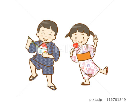 夏祭りわ楽しむ 116701849