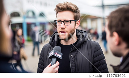 Interviewing Citizens: TV Reporters Assessing Election Sentiments 116703691