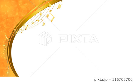 音楽のフレーム 116705706