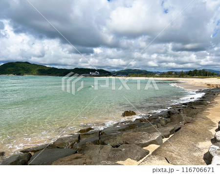 京丹後 海 浜辺 写真素材 京丹後 海 浜辺 写真素材 116706671