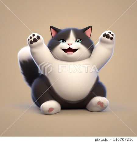 ぽっちゃり猫 116707216