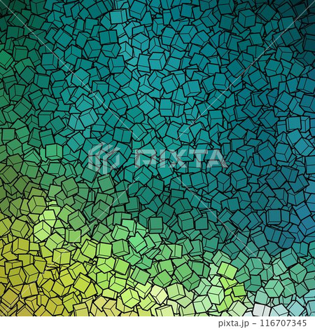 Geometric background from green cubes. polygonal style. Vector template. eps 10 Geometric background from green cubes. polygonal style. Vector template. eps 10 116707345