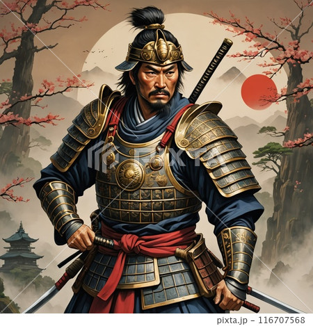 戦う武士のイラスト素材 [116707568] - PIXTA