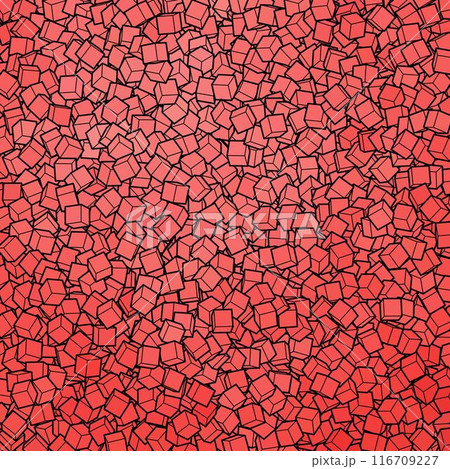 Geometric background. Presentation template. Vector background. polygonal style. Mosaic. Red cubes. eps 10 Geometric background. Presentation template. Vector background. polygonal style. Mosaic. Red cubes. eps 10 116709227
