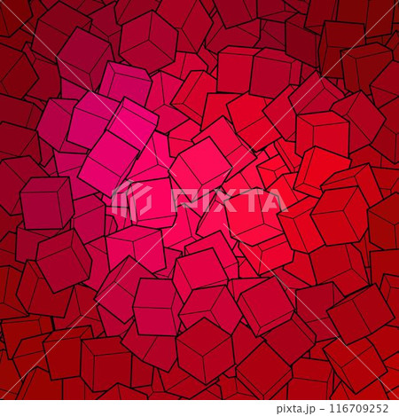 Geometric background. Presentation template. Vector background. polygonal style. Mosaic. Red cubes. eps 10 Geometric background. Presentation template. Vector background. polygonal style. Mosaic. Red cubes. eps 10 116709252