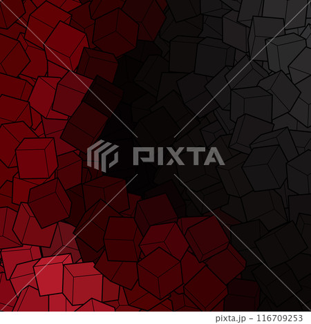 Background from cubes. Vector illustration for your graphic design. Vector illustration for your graphic design. eps 10 116709253