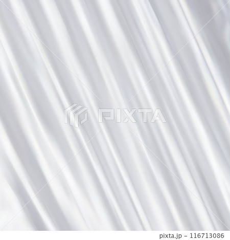 White wrinkled fabric. Light drape background. Picturesque folds. Vector design art. eps 10 White wrinkled fabric. Light drape background. Picturesque folds. Vector design art. eps 10 116713086