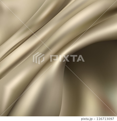 Gold crumpled fabric. Fashion and style. Abstract background. eps 10 Gold crumpled fabric. Fashion and style. Abstract background. eps 10 116713097
