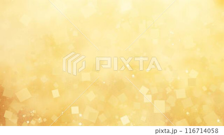 キラキラと輝く金色の和紙背景 116714058