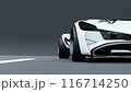 未来的な白いスポーツカーのイメージ 116714250