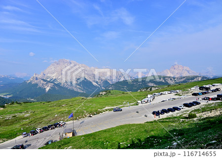 ドロミテ アウロンツォ小屋からの眺望 116714655