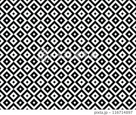 Seamless background of black and white pattern, creative design templates 116714897