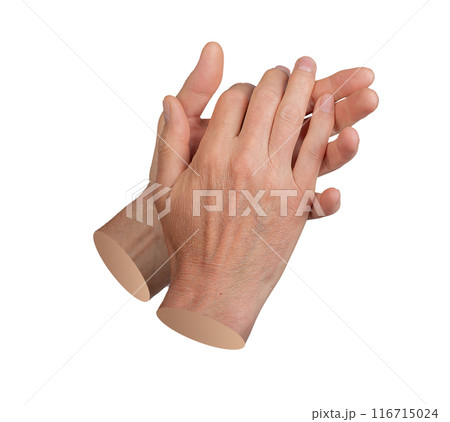 applause, hand clapping, aplauding isolated on white background applause, hand clapping, aplauding isolated on white background 116715024