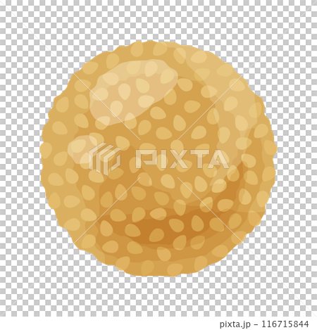 illustration of sesame dumpling illustration of sesame dumpling 116715844