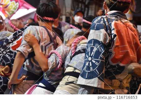 佐原の大祭の曲曳き 千葉 佐原の大祭の曲曳き 千葉 116716853