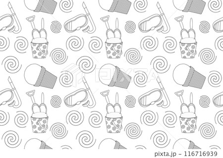Summer Fun Coloring Page 116716939