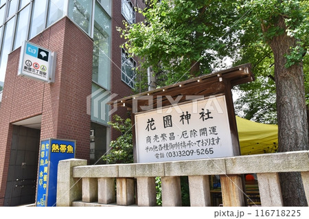 晴天の新宿三丁目駅前 東京 晴天の新宿三丁目駅前 東京 116718225