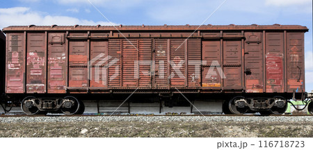 railway freight wagon railway freight wagon 116718723