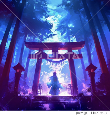 神秘的な鳥居 116719305