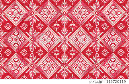 Geometric ethnic pixel pattern. vector design for clothing, fabric, background, wallpaper, wrapping, batik. Knitwear, Embroidery style. Aztec geometric art ornament print. Geometric ethnic pixel pattern. vector design for clothing, fabric, background, wallpaper, wrapping, batik. Knitwear, Embroidery style. Aztec geometric art ornament print. 116720119