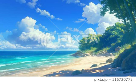 木陰の海辺の楽園 木陰の海辺の楽園 116720775