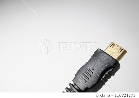 HDMIケーブルのイメージ素材 HDMIケーブルのイメージ素材 116721273