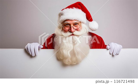 クリスマス　サンタクロース　イメージ　フレーム　背景 116721498