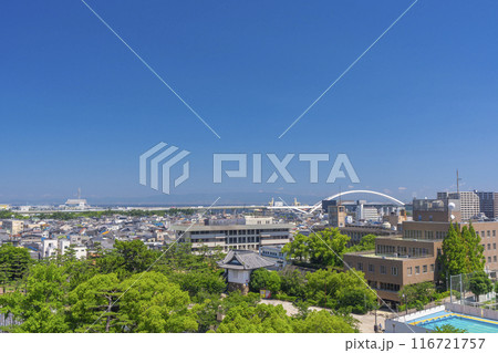 岸和田城　天守からの眺め　海側 116721757